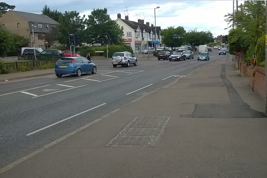 Broomfield Road/Patching Hall Lane junction