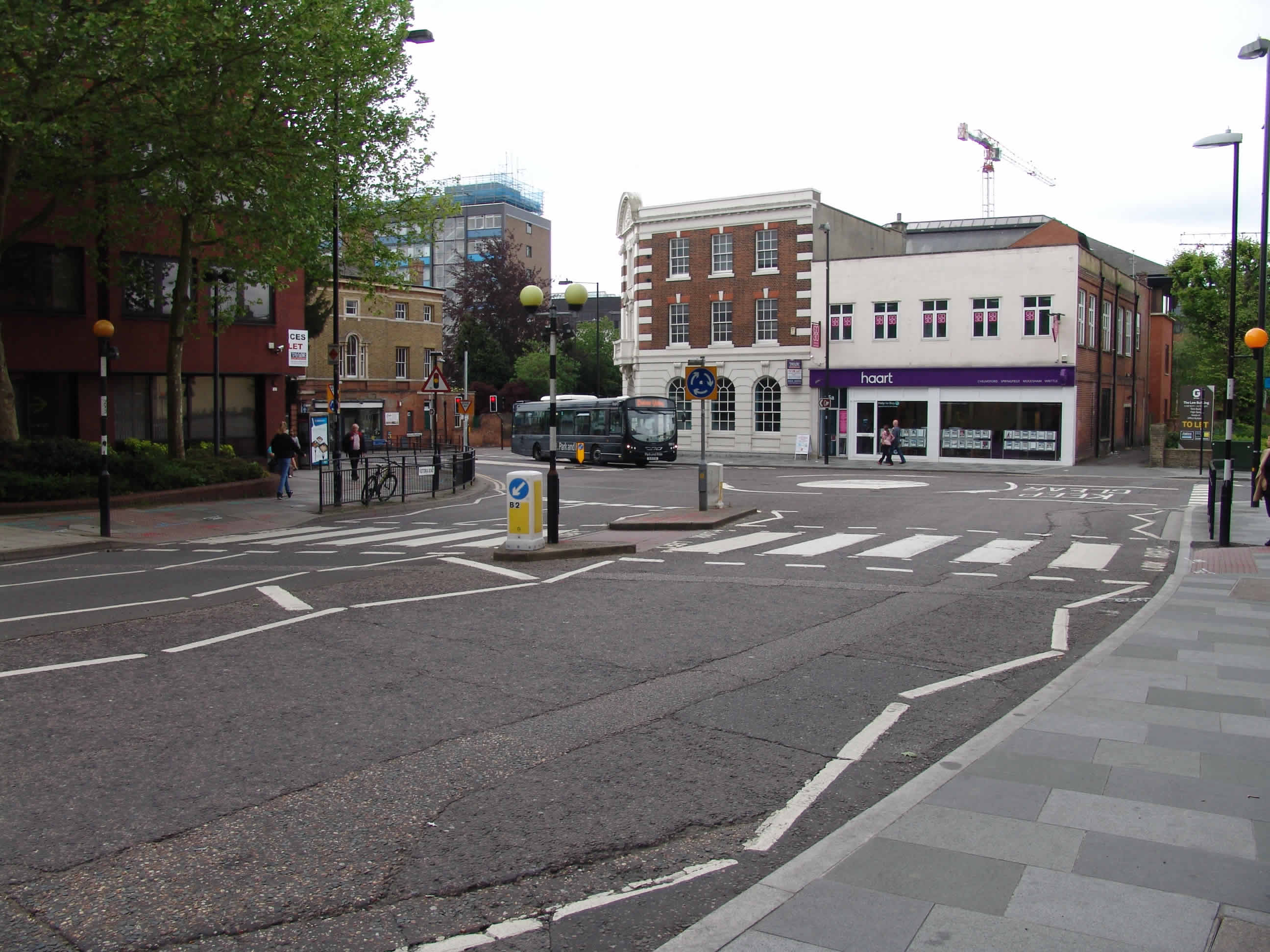 Zebra crossing, Victoria Road Chelmsford Zebra crossing, Victoria Road, Chelmsford