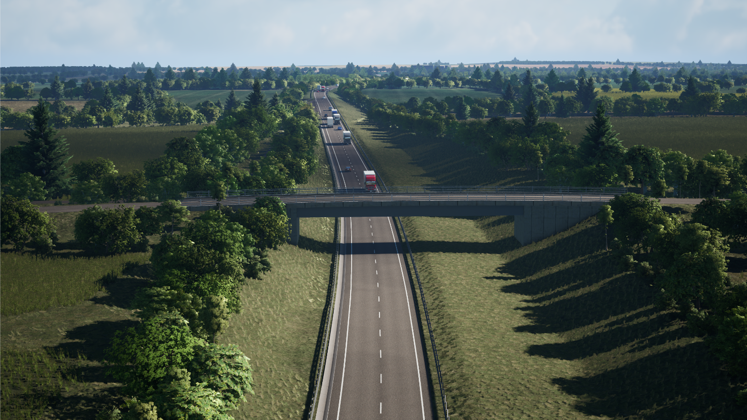 Fourth slide - The bypass will cross three rural roads (Cranham Road, Drakes Lane, and Leighs Road) with two new bridges
