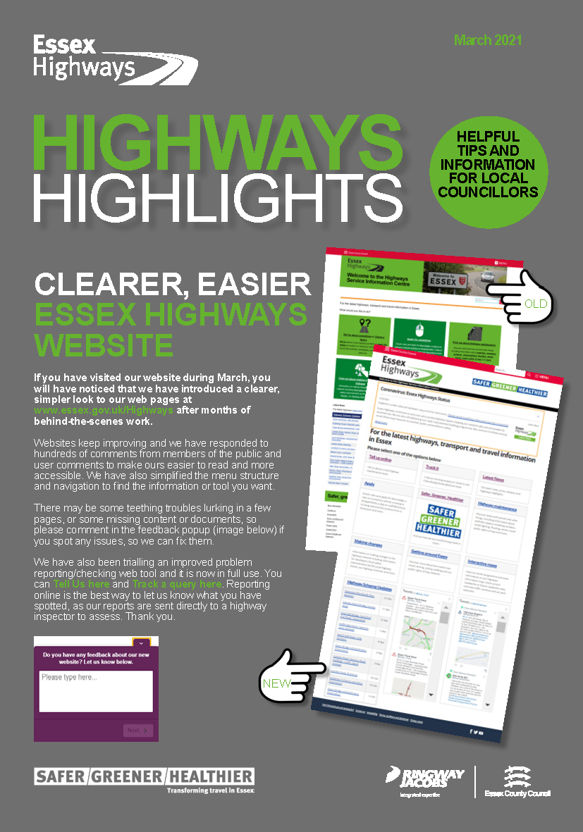 Front cover of the March edition of Highway Highlights