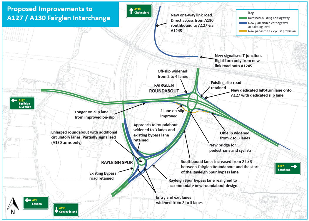 A127 / A130 Fairglen Interchange Essex County Council