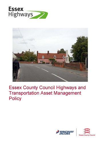 Cover of Essex Highways Asset Management Policy