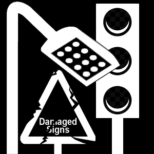 Lights, signals and signs