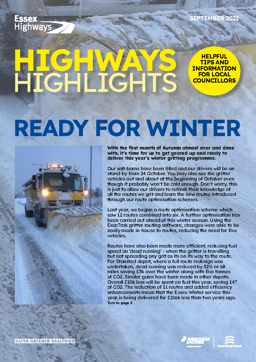 Cover of Highways Highlights - Ready for winter