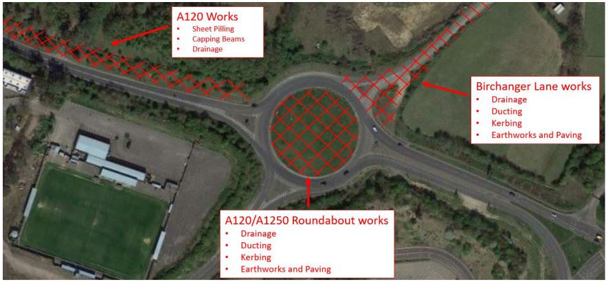 M11 Junction 8 scheme update - upcoming road closure